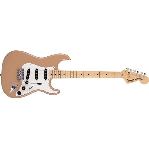 Fender-ストラトキャスターMade in Japan Limited International Color Stratocaster®, Maple Fingerboard, Sahara Taupe