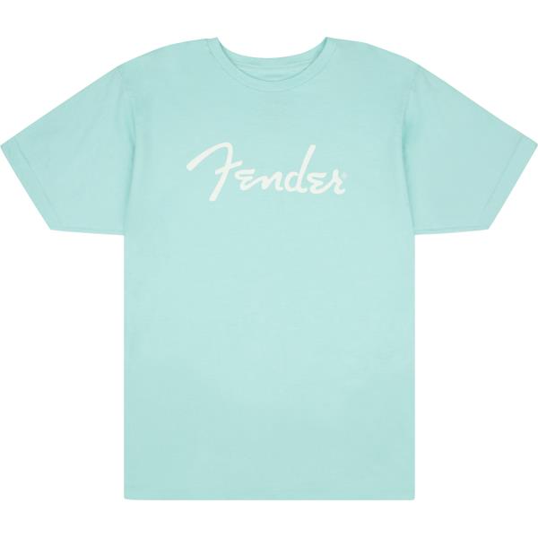 Fender® Spaghetti Logo T-Shirt, Daphne Blue, Sサムネイル