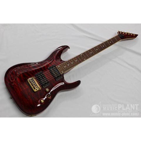 Grass Roots-エレキギターG-HR-43QM See Thru Red