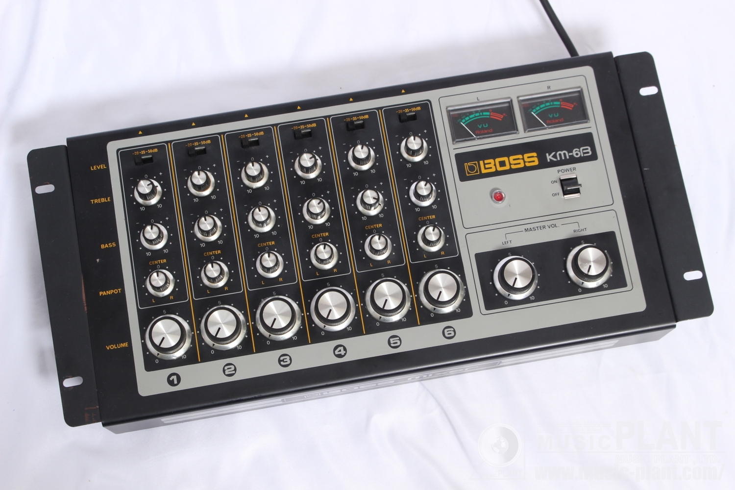 BOSS 6チャンネルアナログミキサーKM-6B Mixer中古()売却済みです。あしからずご了承ください。 | MUSIC PLANT WEBSHOP