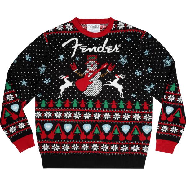 Fender® Ugly Christmas Sweater, Black, Mサムネイル