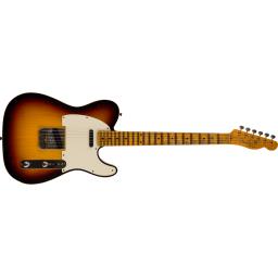 Fender Custom Shop-ネックLimited Edition Tomatillo Tele® Custom Relic®, 1-Piece 2A Flame Quartersawn Maple Neck, Bleached 3-Color Sunburst