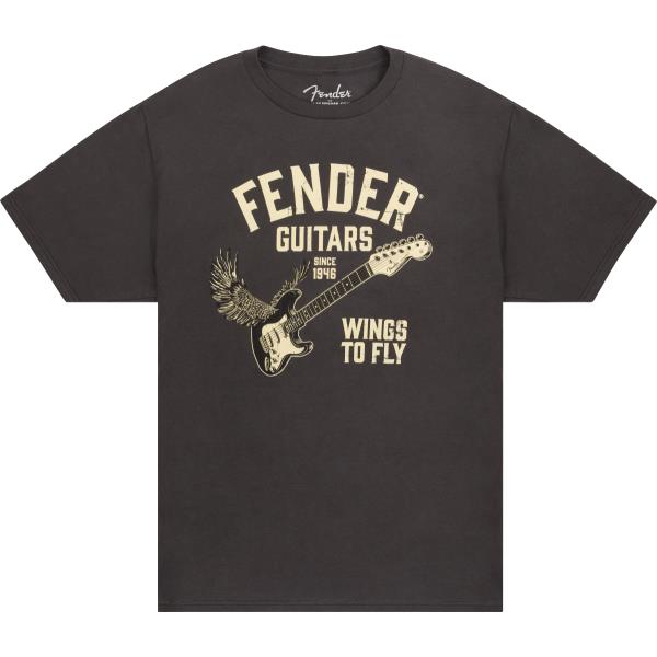 Fender® Wings To Fly T-Shirt, Vintage Black, Mサムネイル