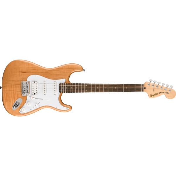 Squier-ピックガードFSR Affinity Series™ Stratocaster® HSS, Laurel Fingerboard, White Pickguard, Natural