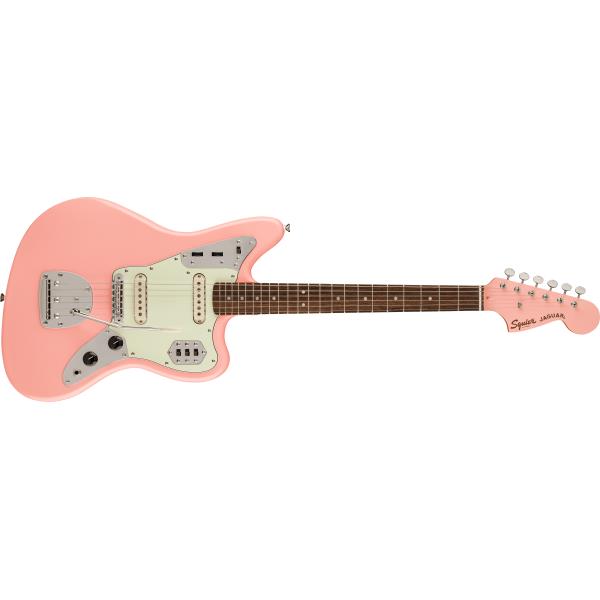 FSR Classic Vibe '60s Jaguar®, Laurel Fingerboard, Mint Pickguard, Matching Headstock, Shell Pinkサムネイル