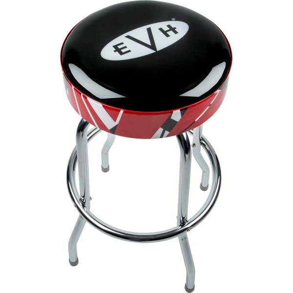 EVH-EVH™ Logo Barstool with Striped Trim, 30"