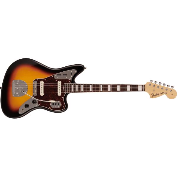 Fender-ジャガー2023 Collection, MIJ Traditional Late 60s Jaguar®, Rosewood Fingerboard, 3-Color Sunburst